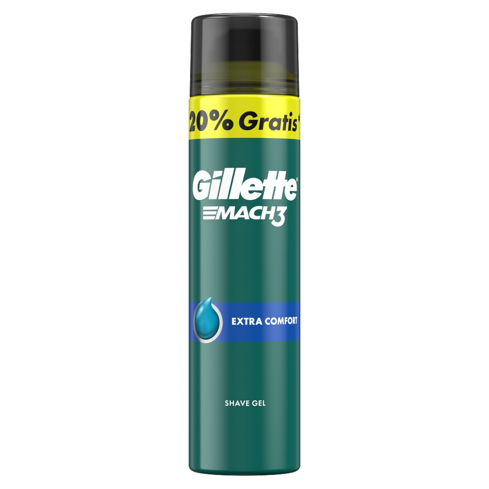 Gillette Mach3 ExtraComfort gél 200+40ml