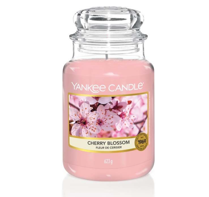 Yankee Candle Massachusetts USA Vonná sviečka Yankee Candlle Cherry Blossom Classic Veľká 623g