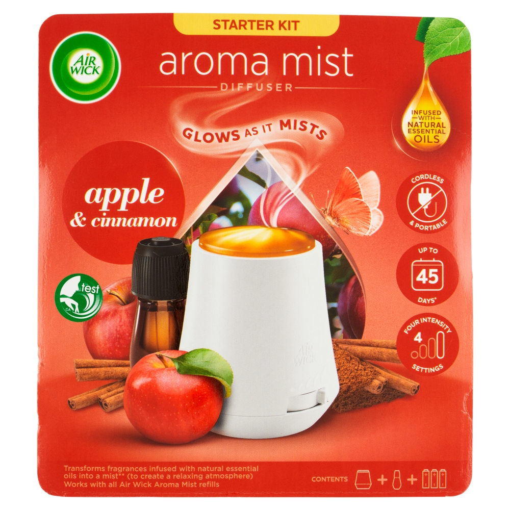 AIR WICK AROMA VAPORIZÉR KOMPLET ŠKORICE A JABLKO