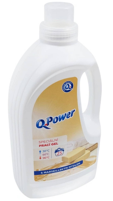 Q Power Q-Power Špeciálny prací gél s marseillským mydlom 25 PD