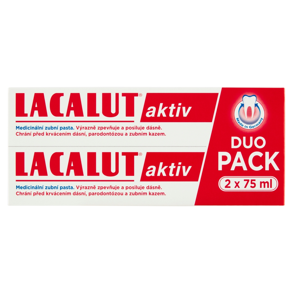Natur Produkt Lacalut ZP DUO 2x75ml Aktiv