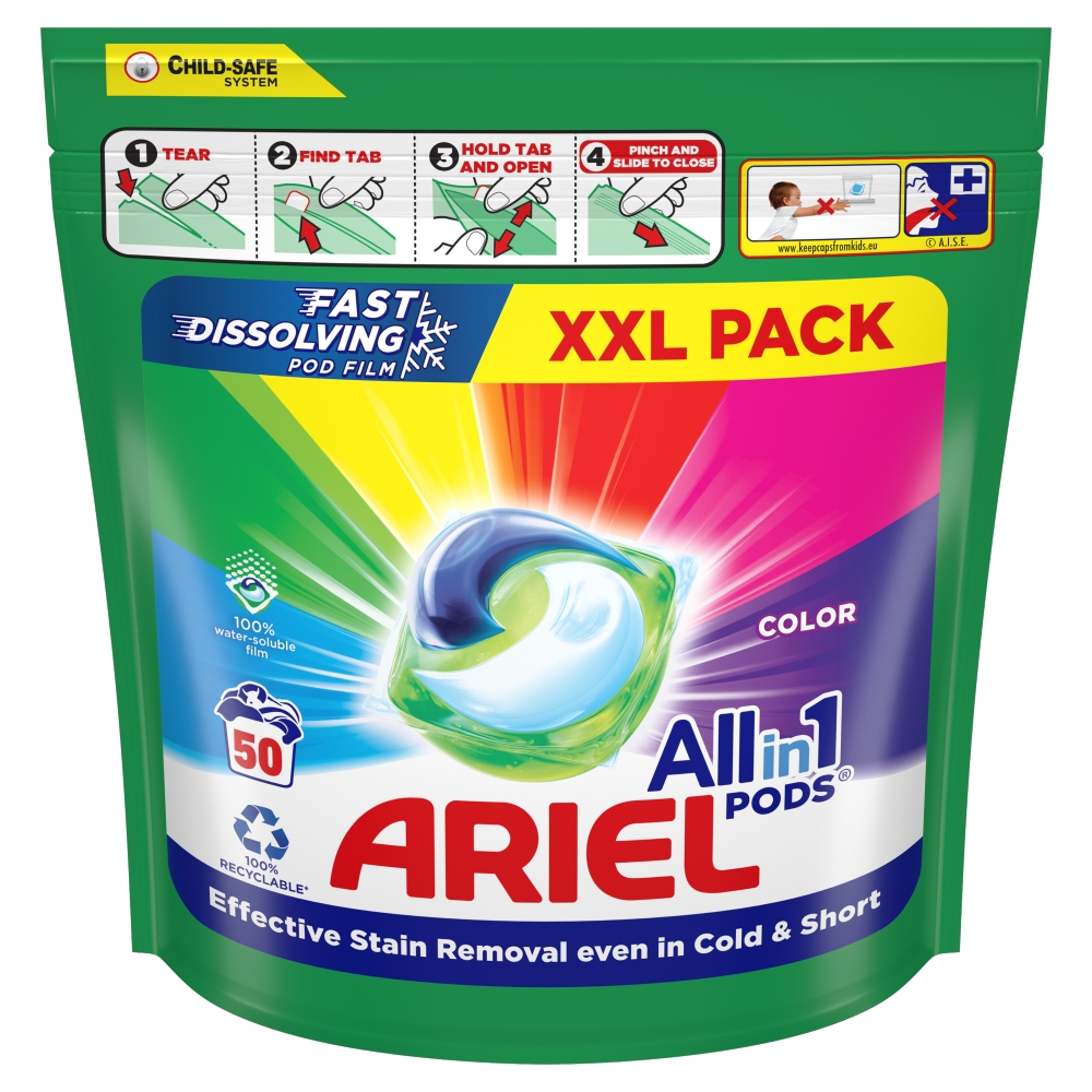 Ariel Color all-in-one kapsule 50 PD