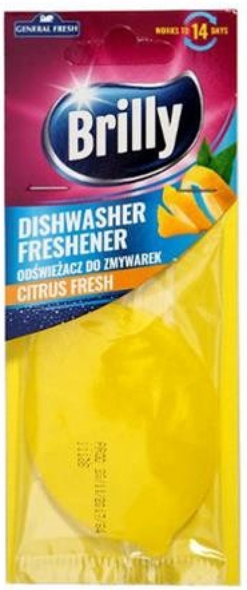 Brilly General fresh Vôňa do umývačky s vôňou citróna