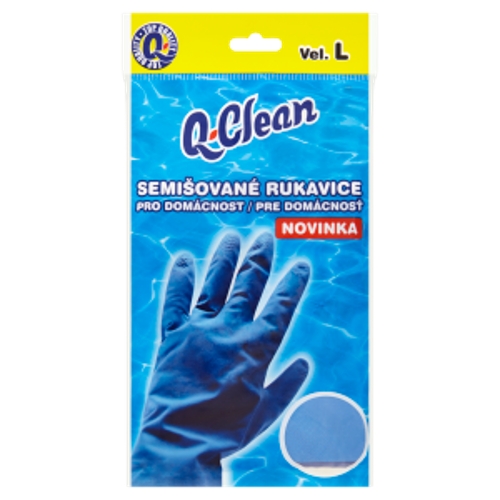 Q Clean semišované rukavice L