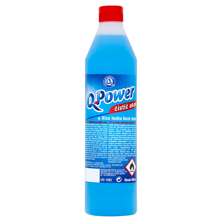 Q Power čistič okien 500ml guľatá fľaša