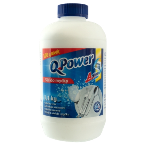 Q Power soľ do umývačky 1,1kg regeneračná