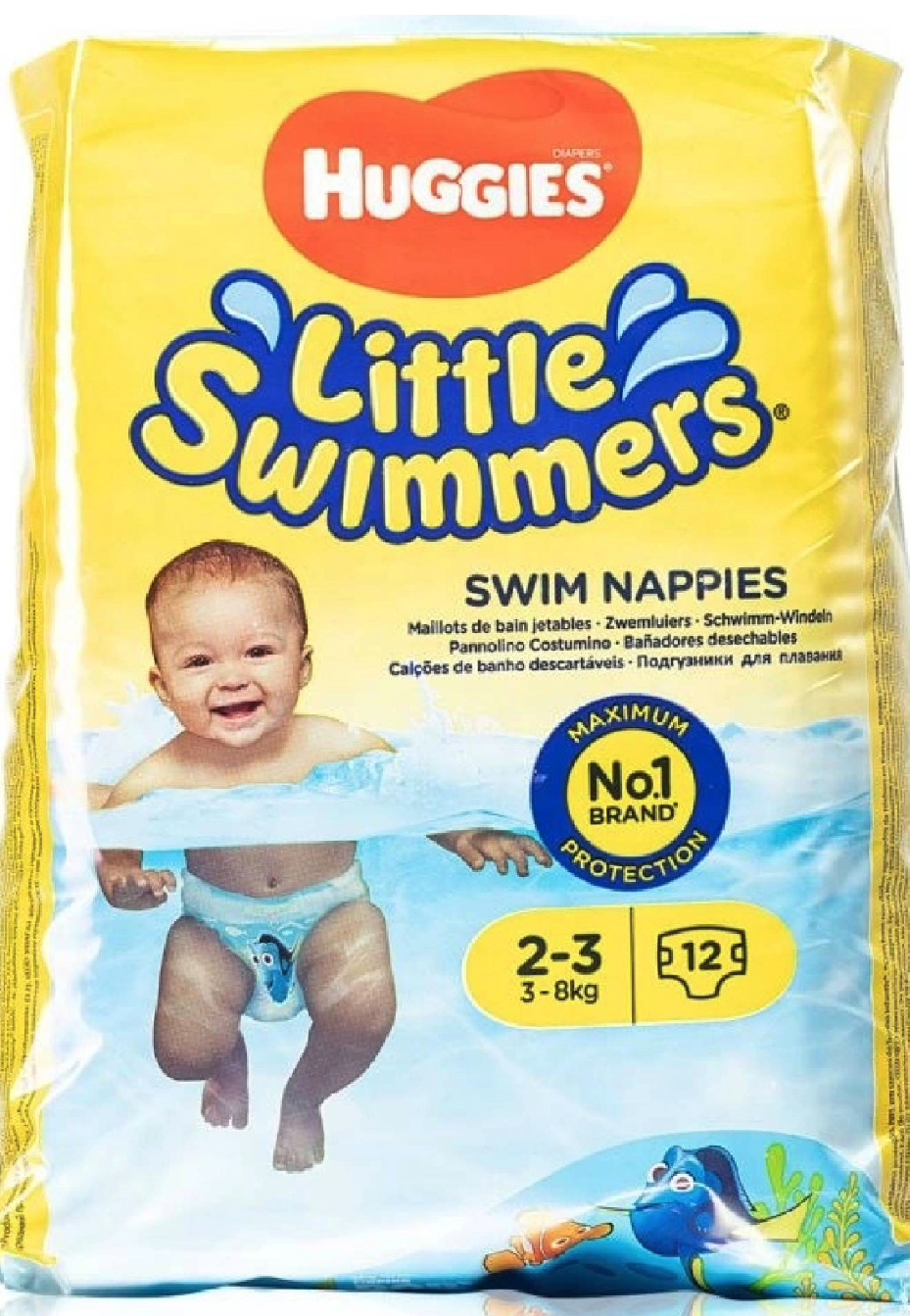 Huggies Litlte Swimmers 2-3 (3-8kg) 12ks