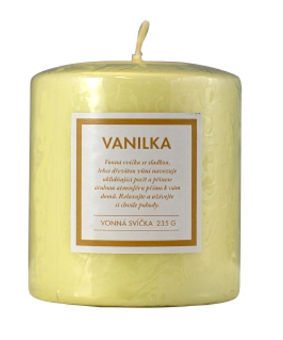 Q Home sviečka 235g vanilka