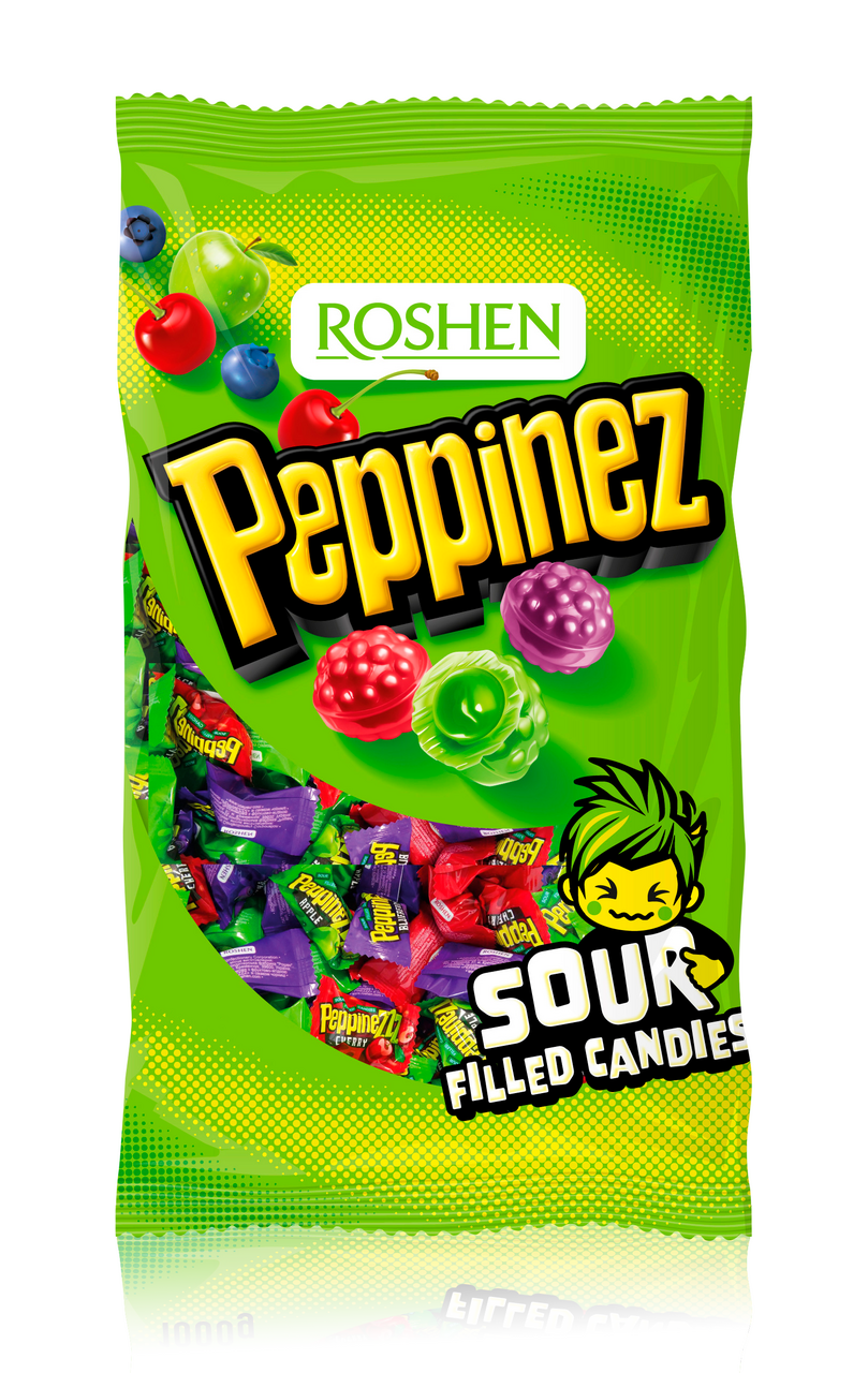 Roshen Hard Candies Peppinezzz Cukríky 900 g