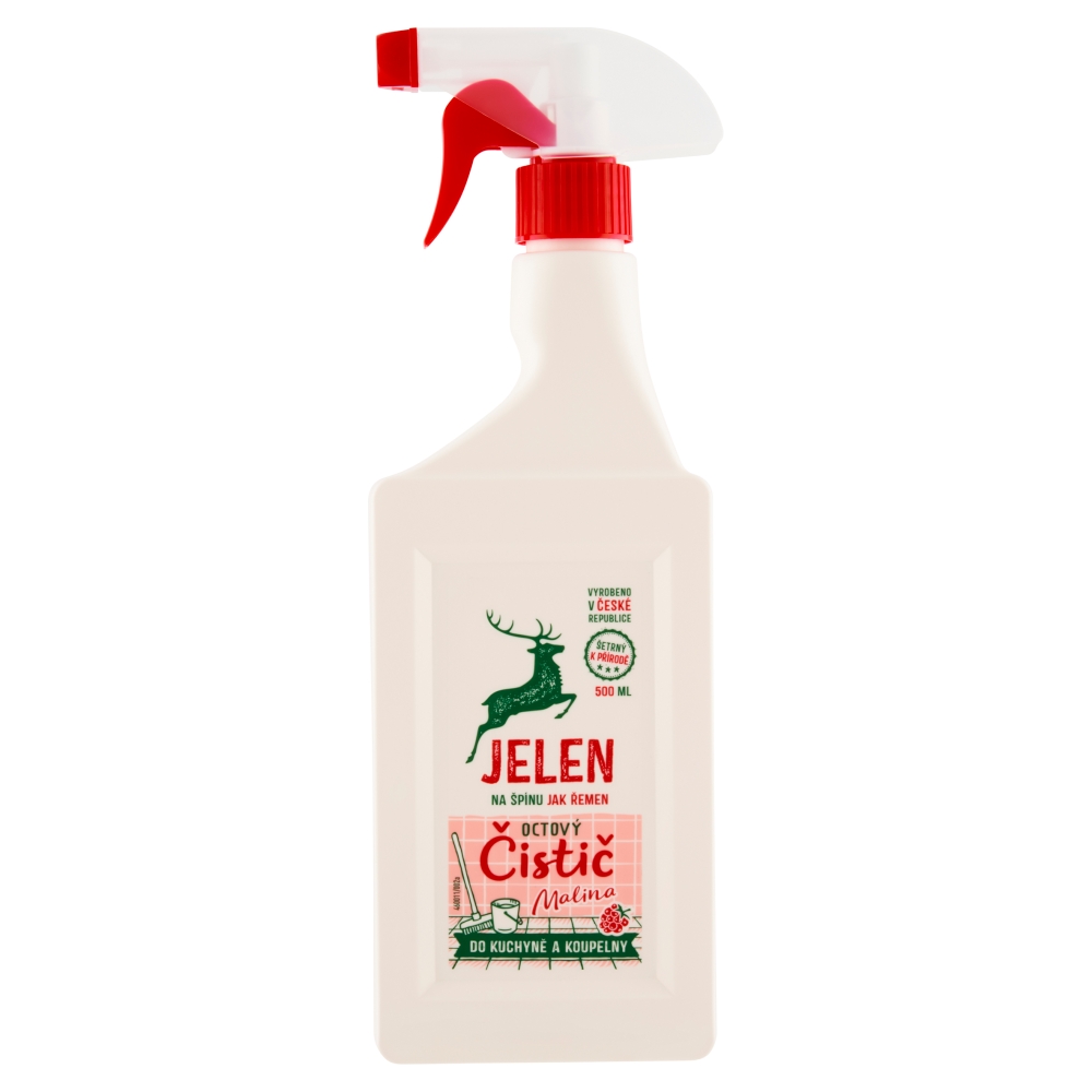 Jelen Jeleň octový čistič 500ml malina