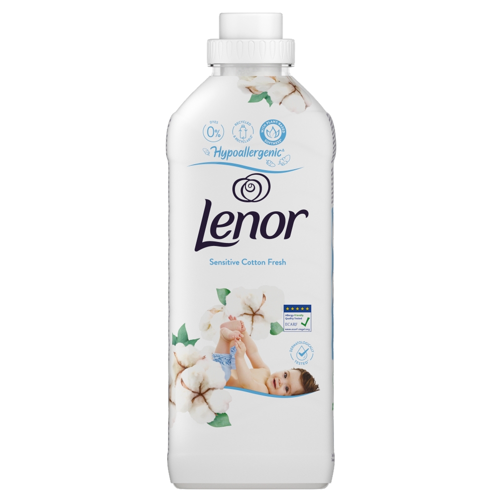 Lenor aviváž 37PD Sensitive Cotton - 925ml