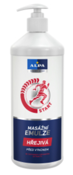 ALPA a.s. Alpa masážna emulzia hrejivá 1000 ml