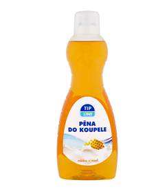 Tip Line pena do kúpeľa 1l mlieko a med