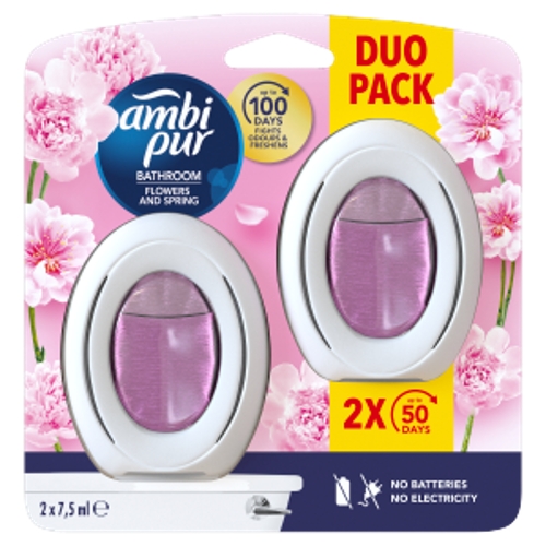 AmbiPur do kúpeľne (2x7, 5ml/balenie) Flower&Sprin