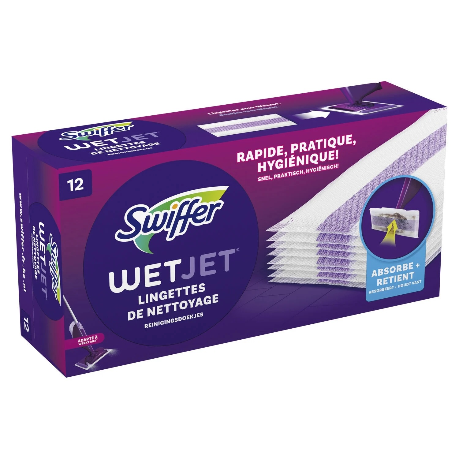 Swiffer Wetjet Handrička na podlahy 12 ks
