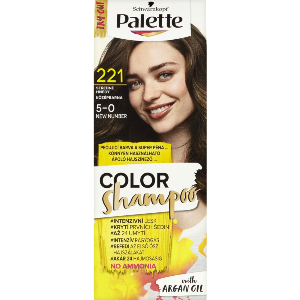 Palette color šampón stredne hnedý 5-0