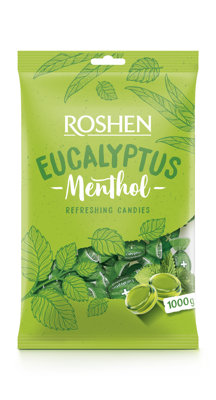 Roshen Eucalyptus Mentol cukríky 1 kg