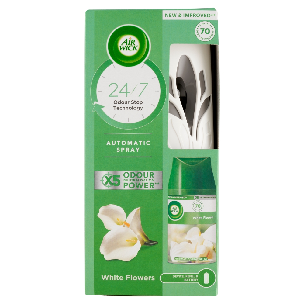 Air Wick FM strojček + náplň 250ml Fressia & Jasmine