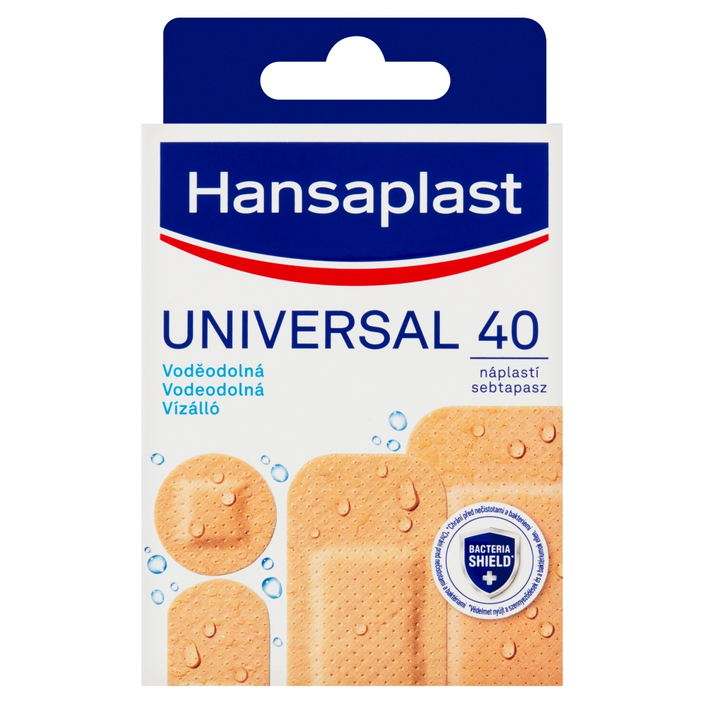 Hansaplast Náplasť Univerzálna Vodeodolná 40ks