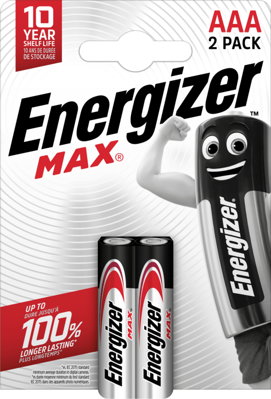 Energizer Max LR03 AAA mikrotužkové batérie 2ks
