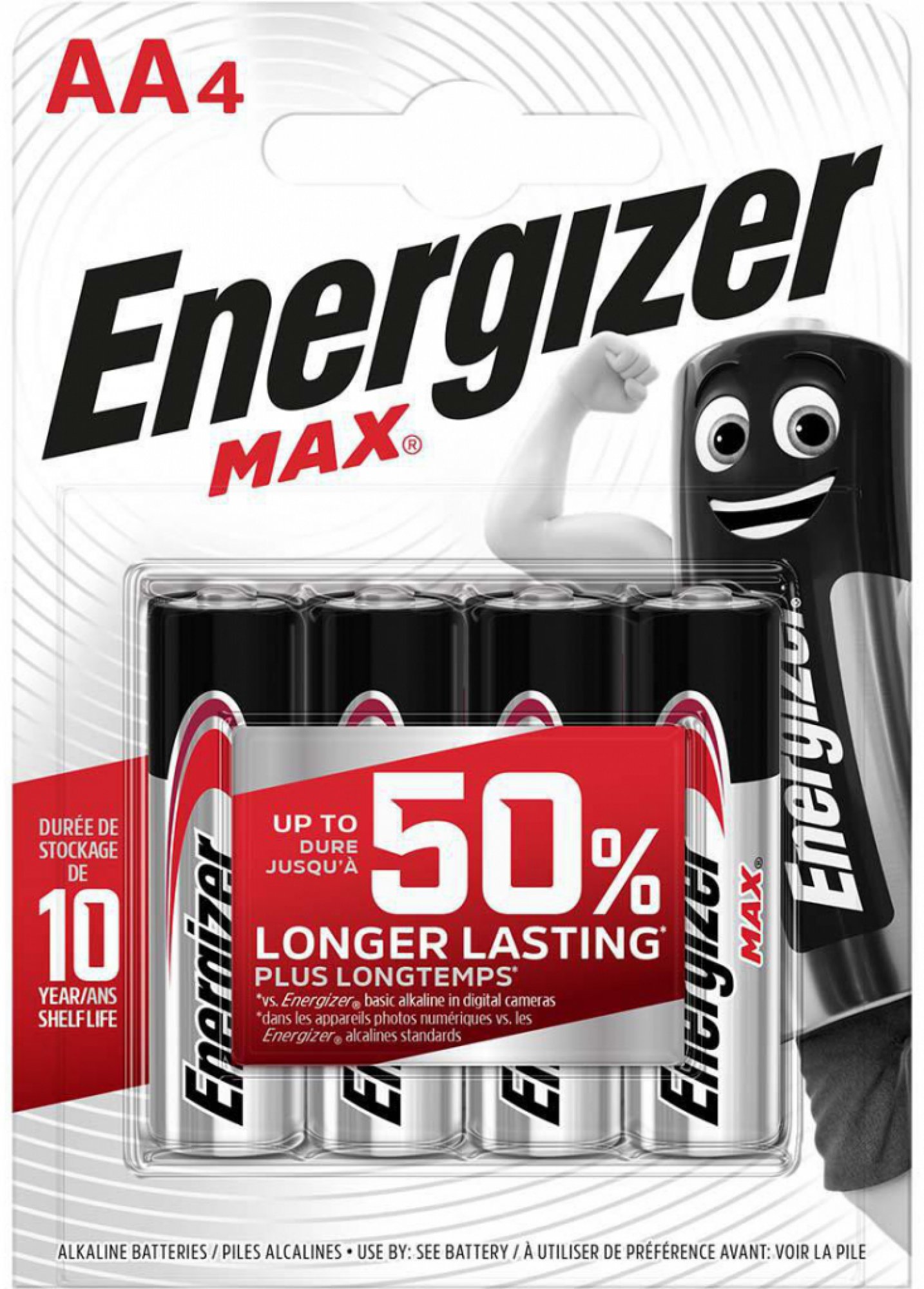 Energizer Alkaline Power LR06 AA 4ks ceruzková batéria