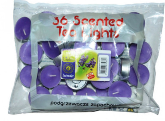 Admit Vonné čajové sviečky 36ks Lavender