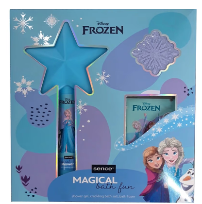 Darčeková kazeta Disney frozen magic wizard sprchový gél 300ml + šumivé gule do kúpeľa 60 g + soľ 55 g