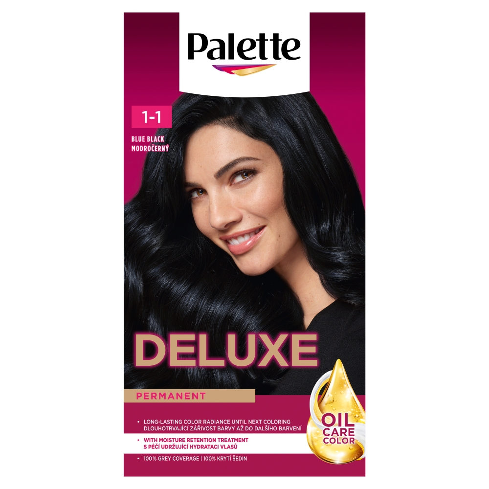 Schwarzkopf & Henkel, Germany Palette Deluxe 909 modročierny 50 ml