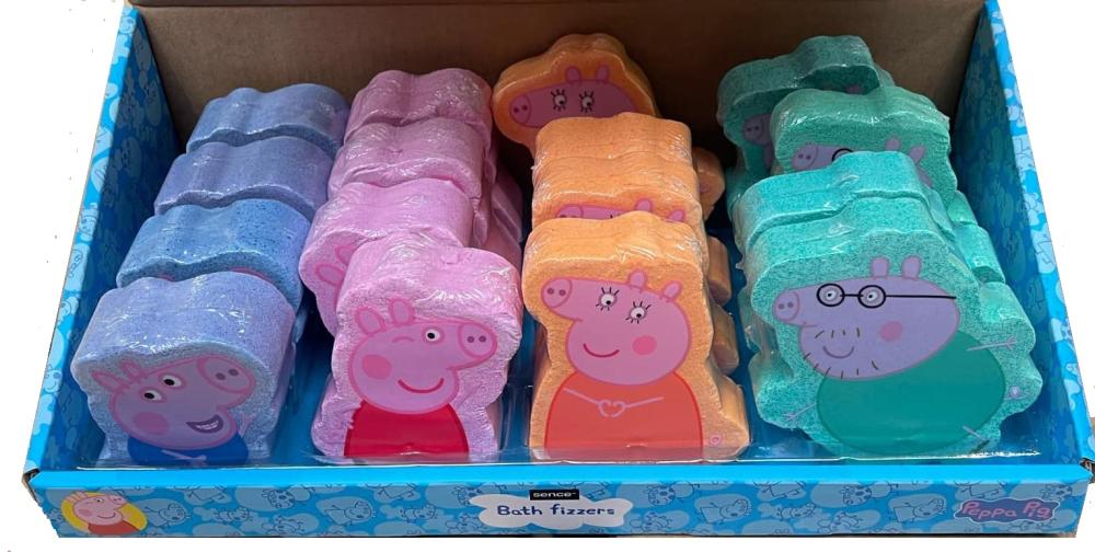 Disney Hasbro Peppa Pig Bath Bomb display 120g 1KS
