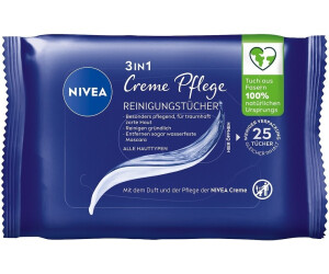 Nivea Čistiace obrúsky 25ks 3in1 Creme Care