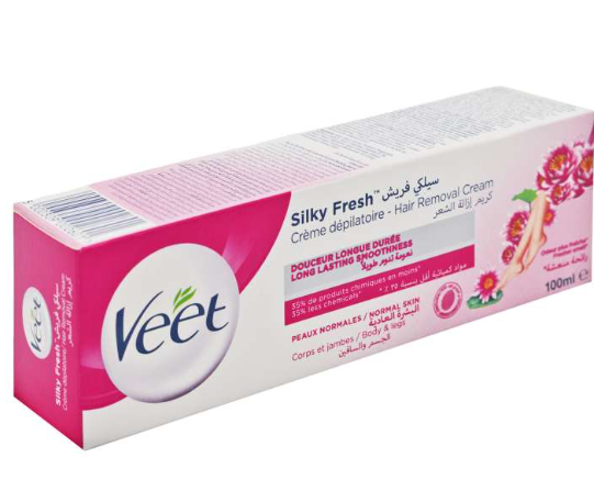 Veet Silky Fresh depilačný krém (100 ml) - normálna pleť