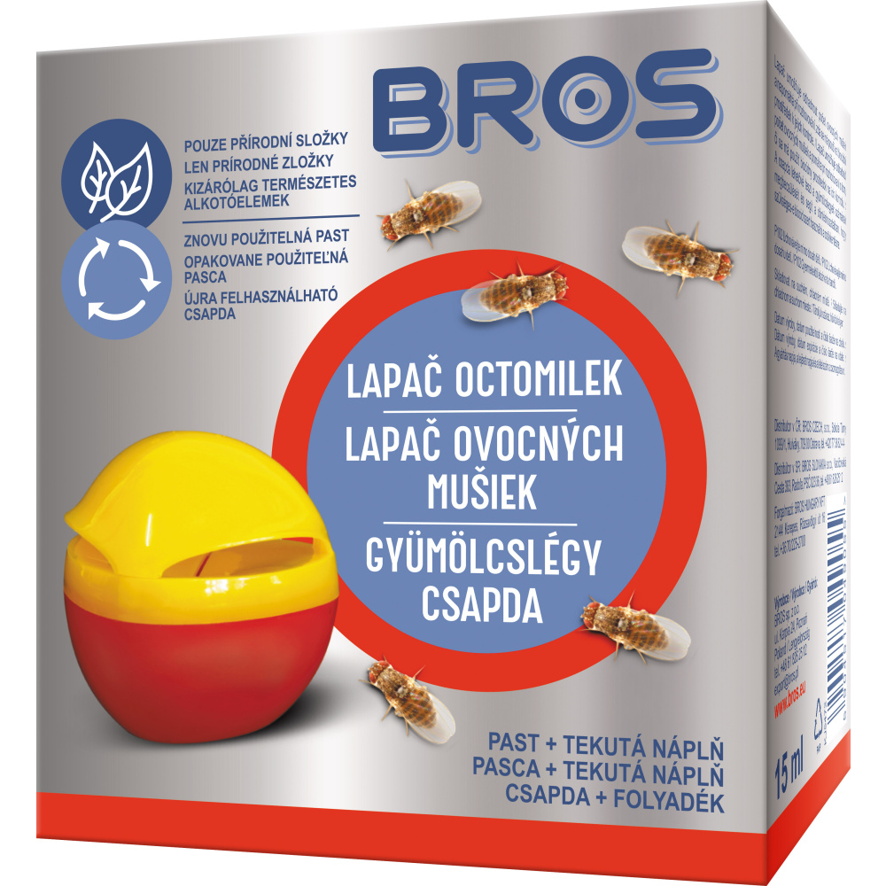 Bros set lapač octomiliek+náplň
