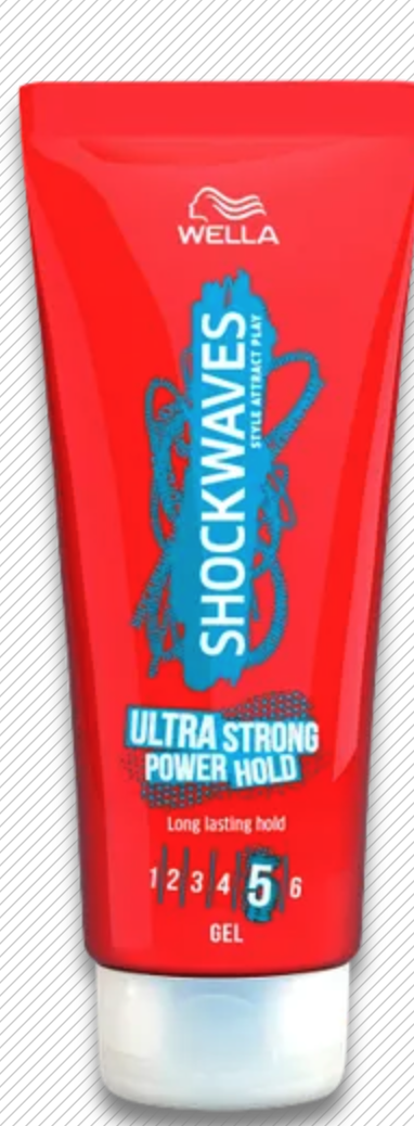 Wella Shockwaves Ultra Strong Power Hold Gél, 200 ml