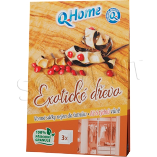 Q Home vonné vrecká (3ks/kra) exot drevo