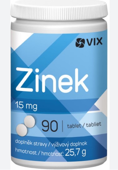VIX Zinok 15mg (90tbl/bal)