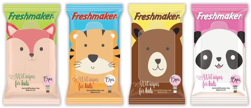 Fulya Kozmetik, Islak Mendil Imalat ve Pazarlama Ltd. Turecko Freshmaker detské vlhč. obrúsky 15ks