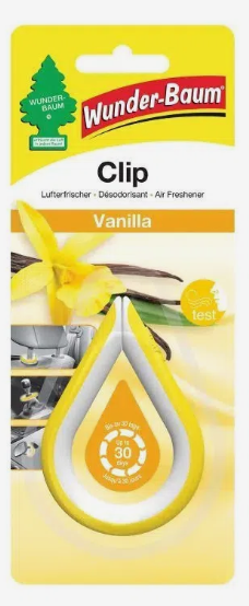 Osviežovač Clip Vanilla WUNDER-BAUM