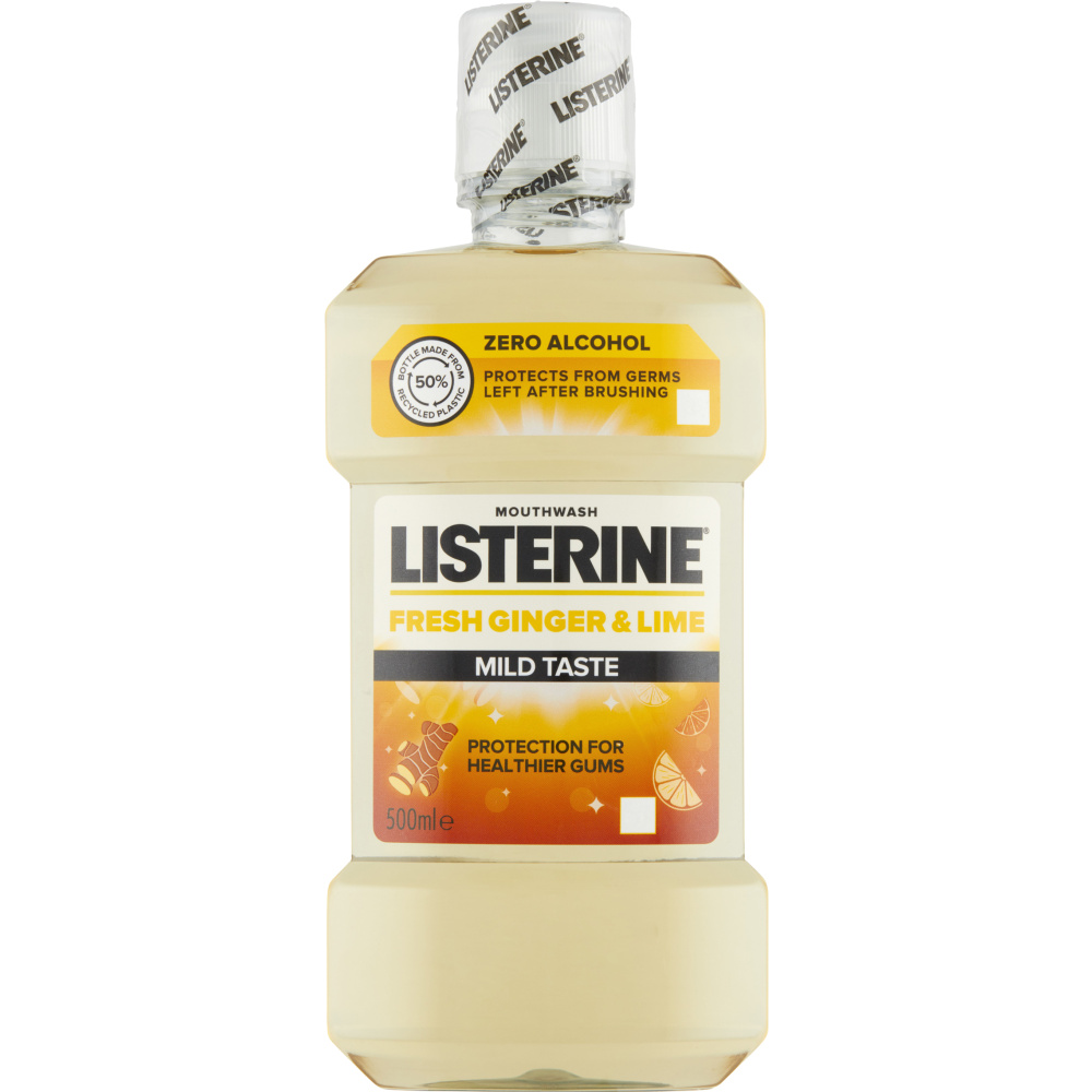 Listerine ÚV 500ml Ginger&Lime
