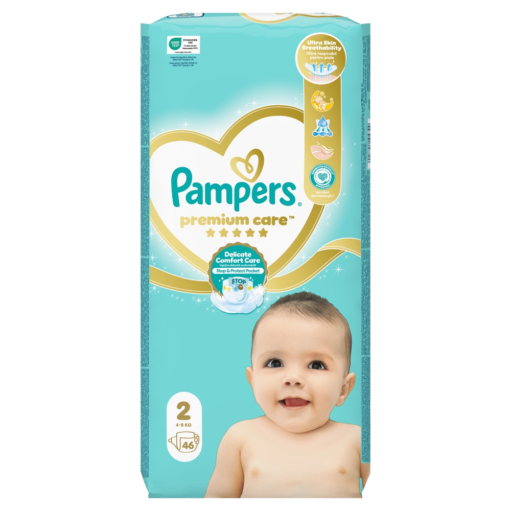 Pampers Premium S2 (46ks/fol) 4-8kg B