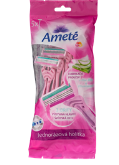 Ameté jednorazové holítka 5ks 3 čepele