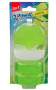 Q Power tekutý blok 3x55ml limetka