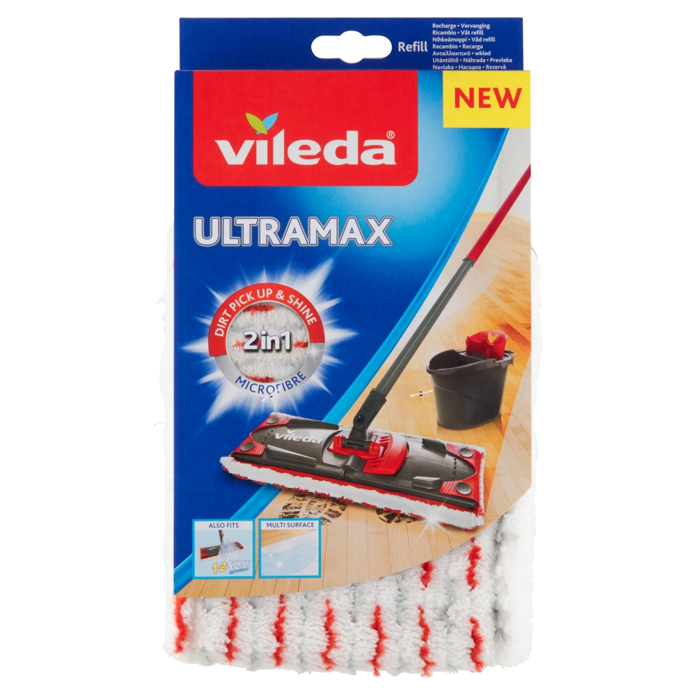Freudenberg Home and Cleaning Solutions Vileda 155747 UltraMax Microfibre náhrada 2v1