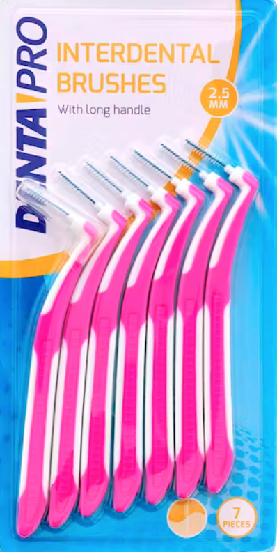 DentaMax Denta pre Medzizubné kefky 7 kusov, 2,5 mm