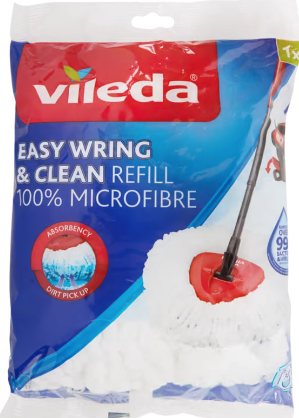 Freudenberg Home and Cleaning Solutions Vileda 134301 Easy Wring and Clean Classic náhrada na mop