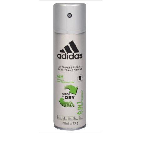 Adidas dezodorant 200ml P - Cool Dry 6 in 1 /antip./