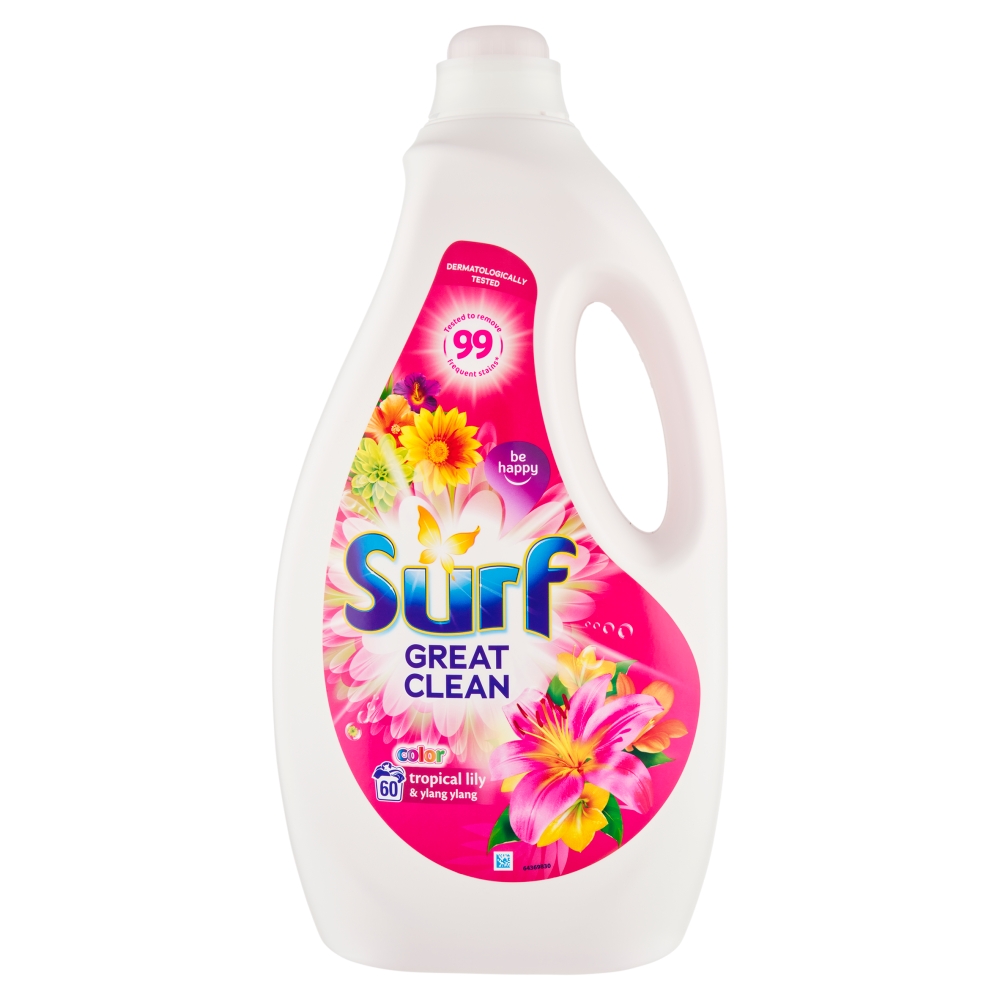 Surf prací gél 3l (60 PD) - Color Tropical Lily&Ylang Ylang