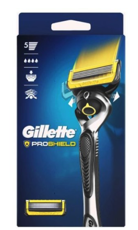 Gillette ProShield + 2 hlavice