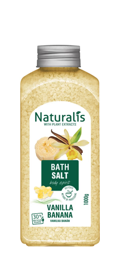 Union Cosmetic Naturalis bath salt vanilla banán 1kg