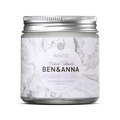 BEN&ANNA zubná pasta biela, 100ml
