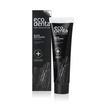 Ecodenta Čierna zubná pasta na bielenie zubov 100 ml